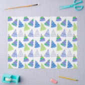 クリスマスツリー 薄葉紙 (クラフト)