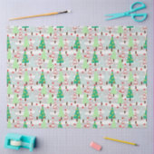 クリスマスツリー 薄葉紙 (クラフト)