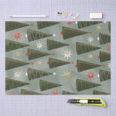 クリスマスツリー 薄葉紙 (クラフト)