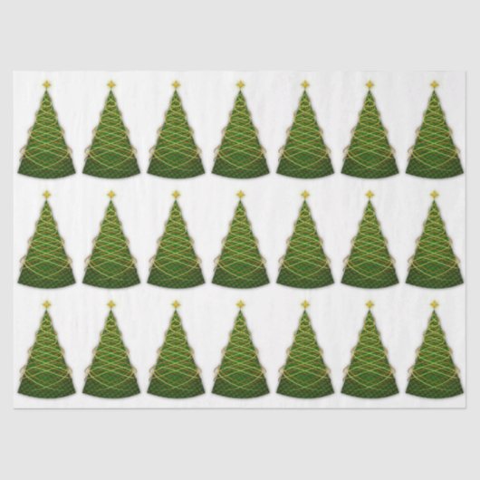 クリスマスツリー 薄葉紙 (正面)