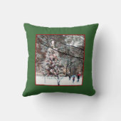 「クリスマスツリー」装飾用クッション クッション (裏面)