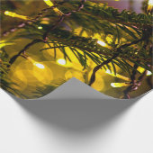 クリスマスツリー、装飾用ライト ラッピングペーパー (角)