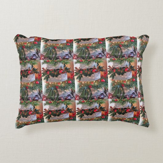 ***クリスマスツリー**** 装飾用品 アクセントクッション (正面)