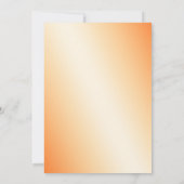 クリスマスツリー 赤い星 招待状 (裏面)