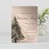 クリスマスツリー,輝き,イルミネーション,クリスマスパーティー 招待状 (スタンド正面)