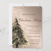 クリスマスツリー,輝き,イルミネーション,クリスマスパーティー 招待状 (正面)