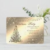 クリスマスツリー、輝き、企業のクリスマスパーティー、 招待状 (スタンド正面)