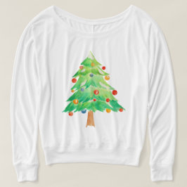 クリスマスツリー-醜いクリスマスのセーター Tシャツ