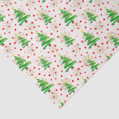 クリスマスツリー&金ゴールド雪 薄葉紙 (詳細)