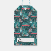 クリスマスツリー、雪だるま、バニー ギフトタグ (裏面)