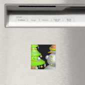 クリスマスツリー&雪だるま マグネット (インサイチュ (食洗機))