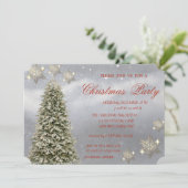 クリスマスツリー 雪の結晶, 企業 クリスマスパーティー 招待状 (スタンド正面)