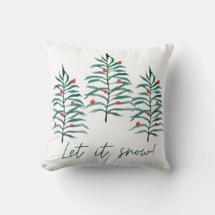 クリスマスツリー – 雪を降らせる クッション