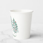 クリスマスツリー – 雪を降らせる 紙コップ (左)