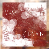 クリスマスツリー 雪景色 ウィンドウサイン (シート2)