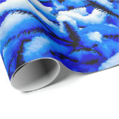 クリスマスツリー、雪、魔法夜 ラッピングペーパー (ロールコーナー)