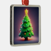 🎁クリスマスツリー 高級 記念品 ホリデーギフト ✨ メタルオーナメント (右)