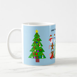 クリスマスツリー#1マグカップ コーヒーマグカップ
