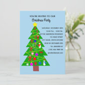 クリスマスツリー#1-2招待状カード セーブザデート (スタンド正面)