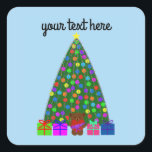 クリスマスツリー#2シール スクエアシール<br><div class="desc">クリスマスツリー#2</div>