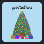 クリスマスツリー#2シール スクエアシール<br><div class="desc">クリスマスツリー#2</div>