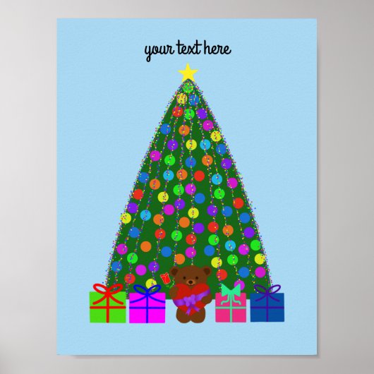 クリスマスツリー#2ポスター ポスター (正面)