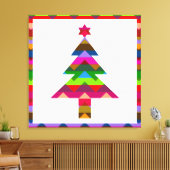 クリスマスツリー#2 キャンバスプリント (インサイチュ (リビング))