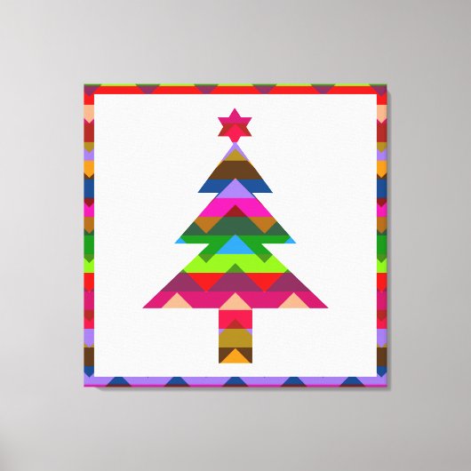 クリスマスツリー#2 キャンバスプリント (正面)