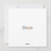 クリスマスツリー – 3D 描写 シーズンカード (裏面)