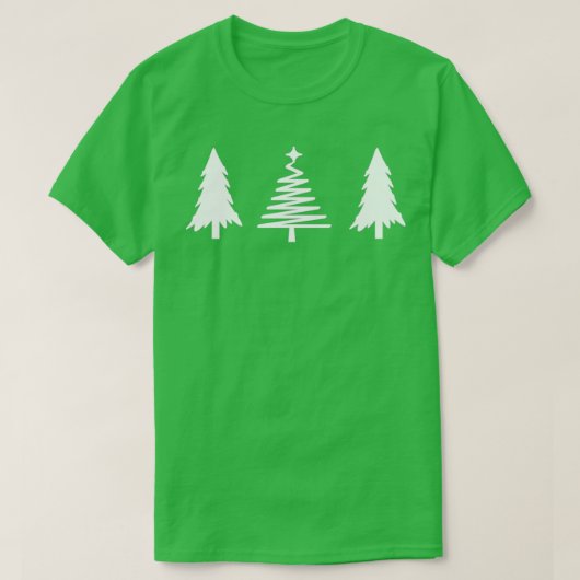 クリスマスツリー(4) Tシャツ (デザイン正面)