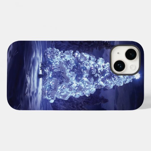 クリスマスツリー Case-Mate iPhoneケース (裏面 (横))