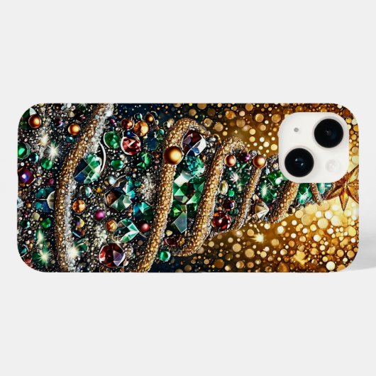 クリスマスツリー Case-Mate iPhoneケース (裏面 (横))