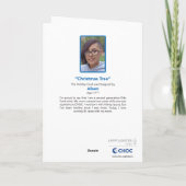 クリスマスツリー - CHOCの子供たちの作品 サンキューカード (裏面)