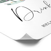 クリスマスツリー – Drinks Poster ポスター (角)