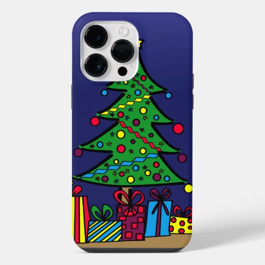 クリスマスツリー iPhoneケース (裏面)