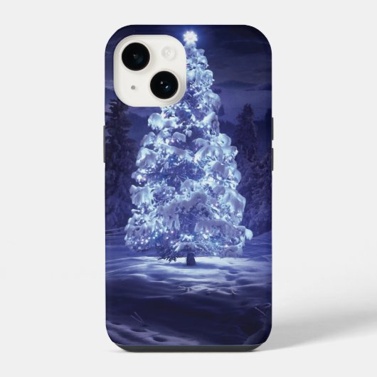 クリスマスツリー iPhoneケース (裏面)