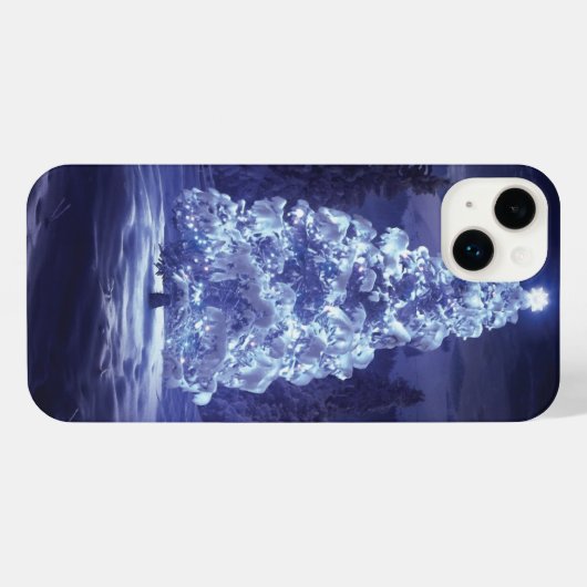 クリスマスツリー iPhoneケース (裏面横)