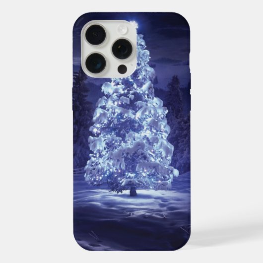 クリスマスツリー iPhoneケース (裏面)