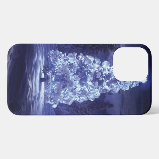 クリスマスツリー iPhoneケース (裏面横)