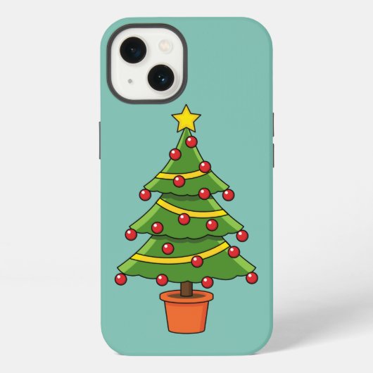 クリスマスツリー iPhoneケース (裏面)