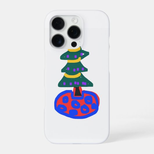 クリスマスツリー iPhoneケース (裏面)