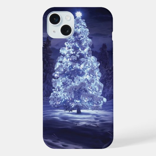 クリスマスツリー iPhoneケース (裏面)