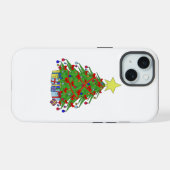 クリスマスツリー iPhone 15ケース (裏面横)