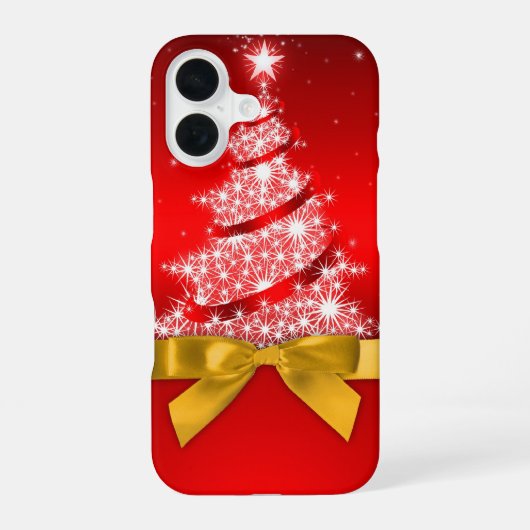 クリスマスツリー iPhone 16ケース (裏面)