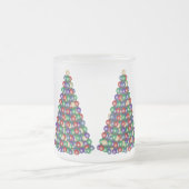 クリスマスツリー、Ohクリスマスツリー フロストグラスマグカップ (中央)