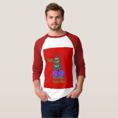 クリスマスツリー Tシャツ (正面フル)