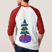 クリスマスツリー Tシャツ (裏面)