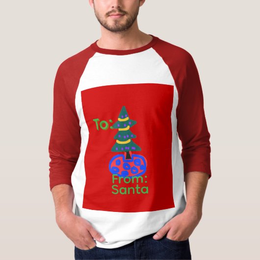 クリスマスツリー Tシャツ (正面)