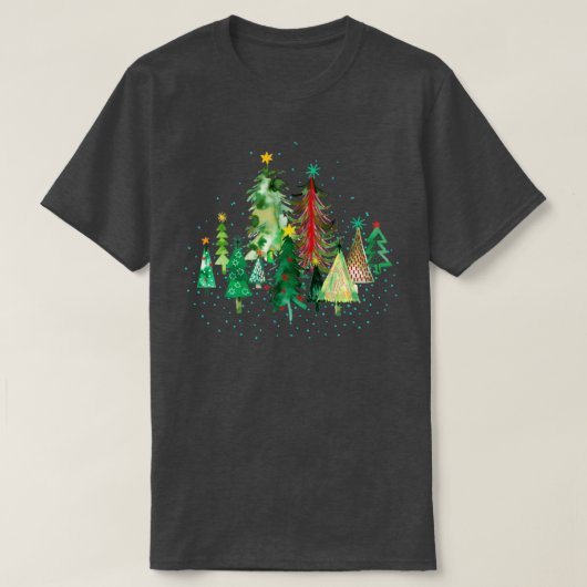 クリスマスツリー Tシャツ (デザイン正面)