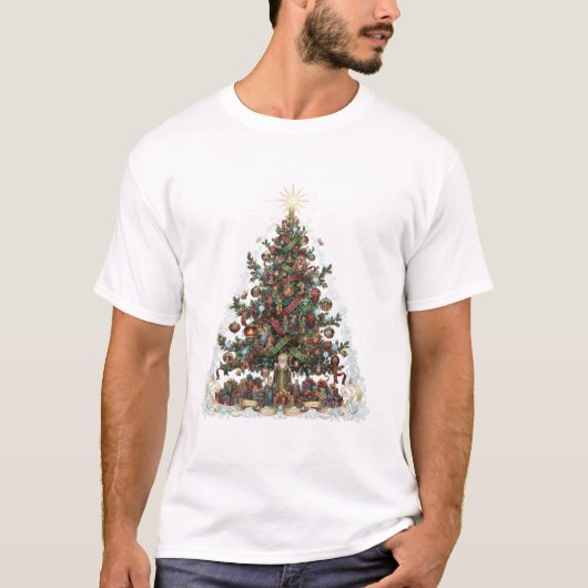 クリスマスツリー Tシャツ (正面)